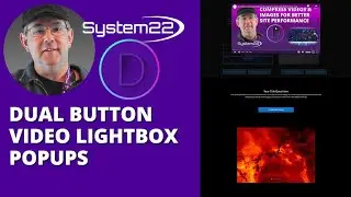 Divi Theme Dual Button Video Lightbox Popups With Divi Supreme Mudules
