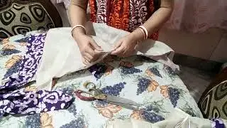 MAKING A TABLE RUNNER USING OLD SAREE
