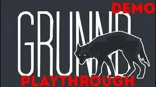 GRUNND - DEMO - Playthrough (Dark Indie Mystery)