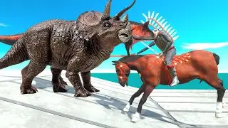 Dinosaur Team Or Infernals Team Will Destroy All The Hussar First - Animal Revolt Battle Simulator