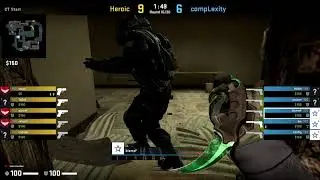 CSGO POV coL.blameF vs Heroic on Mirage - 39 kills