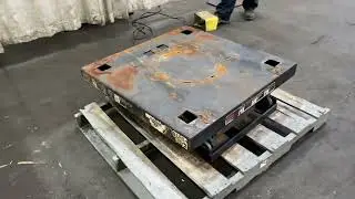 2500 LBS AUTOQUIP HYDRAULIC SCISSOR  LIFT TABLE: STOCK #77708
