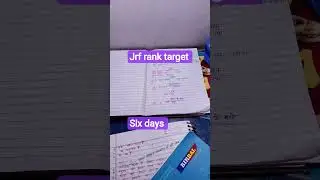 jrf rank target