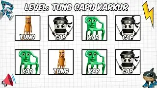 Say The Word On Beat Challenge BRAINROT | Level 1 - 5 | Level Easy to Insane