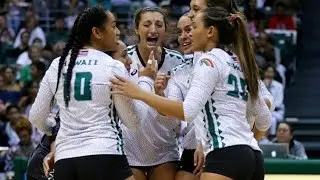 Rainbow Wahine Volleyball 2016 - Hawaii Vs Arizona (HD version)