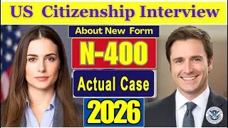 Actual Interview of U.S. Citizenship I Small Talk I N-400 Naturalization Interview  #n400 