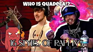 FIRST TIME REACTION | QUADECA - 16 Styles of Rapping! ft. J Cole, NBA Youngboy, Carti | TMG REACTS