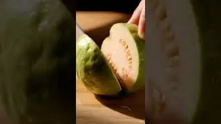 Crunchy Guava Cutting ASMR 🍈 | Deep Crisp Slicing Sounds #asmr #relaxing #crystalcut