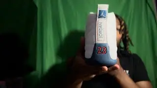 Air Jordan 12 French Blue Open box Reaction 