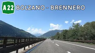 Italy: A22 Bolzano - Brennero (Autostrada del Brennero)