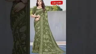 Georgette regular saree | Under 299/- saree | Meesho hual | #fashioncollection#shorts