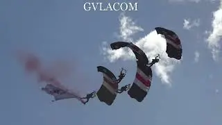 Бельгийские чёрные дьяволы, британские прыжковые собаки на авиашоу Sanicole 2025