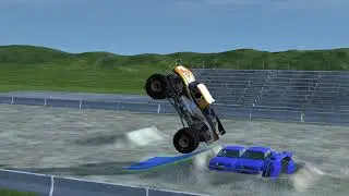 Testing Custom Track in BeamNG