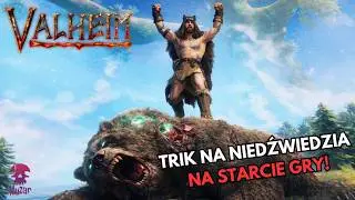 TEN TRIK rozwala NIEDŹWIEDZIA na starcie gry i daje OP GEAR &ndash; Valheim PL