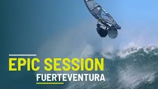 Виндсёрфинг на Фуэртевентуре 🌊 Эпическая сессия на волнах Северного берега