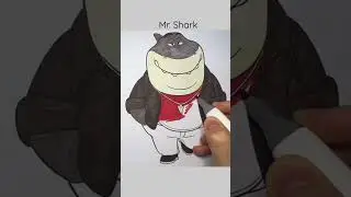 The Bad Guys Mr. Shark coloring pages