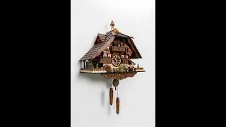 KQ 34-Original Quartz German Cuckoo Clock  #cuckooclocks #Blackforest #Madeingermany