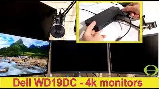 Can the Dell WD19DC dock connect to 4k monitors? Yes/No and what are the limitation?