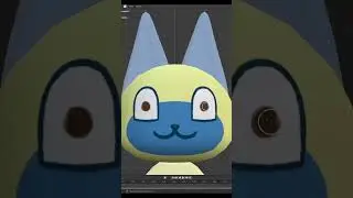 Which animal crossing character is this? #blender #3d #acnh #animalcrossing #vnyan #vtuberplus
