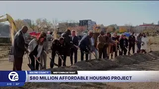 Detroit breaks ground on $80 million affordable housing project in Brush Park