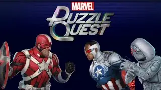 Red Guardian vs. Captain America & Ghost + Behemoth Burrito | Marvel Puzzle Quest |December 28, 2025