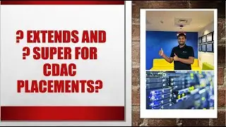extends and super key word answers for cdac placements