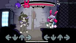 FNF - Graffiti Groovin': VS Skarlet Bunny V2 - Goth (by Kalpy) - [FC/4k]