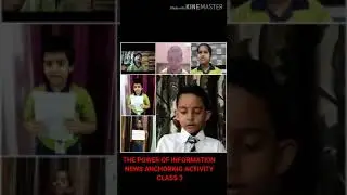 News anchoring activity Class 3