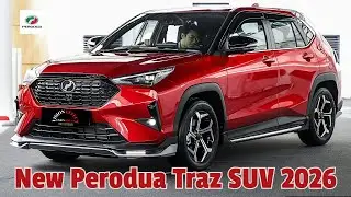 В Малайзии представлена ​​модель Perodua Traz 2026 года: двойник кроссовера Toyota Yaris Cross.