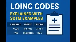 What Are LOINC Codes? | Simple Explanation with SDTM Examples