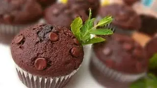 ডার্ক চকোলেট মাফিন || চকো মাফিন চুলা ও ওভেনে || Chocolate Muffins Recipe || Dark Chocolate Cupcakes