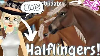 Checking Out The Updated Halflinger Horses! 👀🐴|| Star Stable Updates