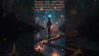 Illumination of Dark Paths: The Adventure of Discovering Your Own Light 🌟 #peace #dailyaffirmations
