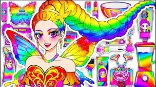ASMR Dressing Up Ballerina Princess with Stickers ✨