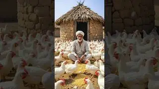 THE FARMER HITS THE PIGEON /cartoon