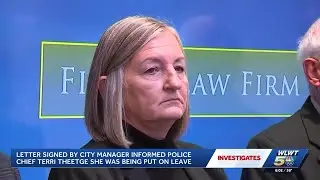Letter provides more information on police chief Theetge being put on leave