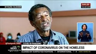World Homeless Day I N. Mandela Metro homeless people say they fear going back to the streets