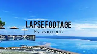 Time-lapse Footage of Infinity Pool No Copyright  Music And Nature Video