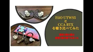 FiiO UTWS5 と CCA BTX を聴き比べてみた