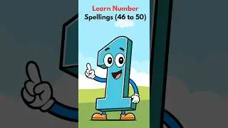 Numbers Spelling 1 to 100 | Number Names 1&ndash;100 | Kids Learning Numbers Spelling #shorts