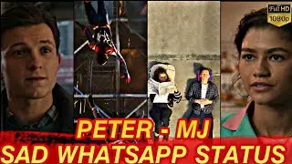 Pogathey song Spiderman version - Peter MJ Sad what's app status - Tamil Marvel