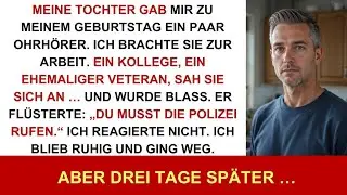An meinem Geburtstag schenkte mir meine Tochter Ohrhörer – drei Tage später nahm sie die Polizei mit