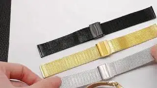 how to adjust milanese strap ?