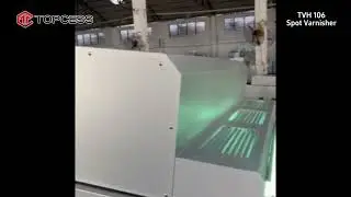 Topcess TVH 106 &ndash; High Speed Automatic Spot Varnishing Machine for Premium Packaging