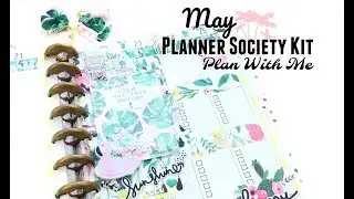 May Planner Society Kit Plan With Me (Happy Planner)