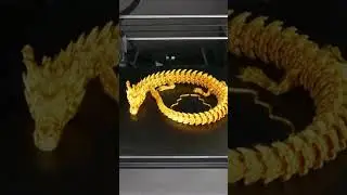 3D Printed Articulated Dragon #motivation #equipment #shorts #video #viral #3d #loop