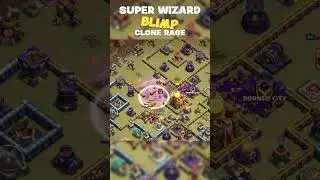 TH 16 Blimp and Super Wizard Attack #clashofclans #coc