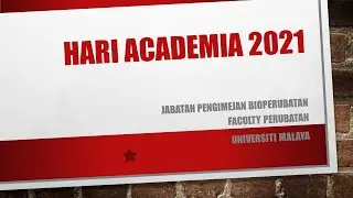 Hari Academia 2021_Jabatan Pengimejan Bioperubatan
