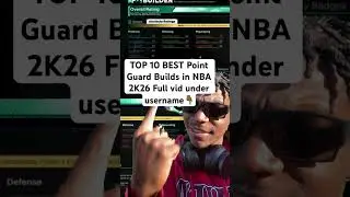 BEST Point Guard Builds 2K26! Rec, Park, Pro-Am & Stage