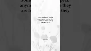 When Silence Means Change | Deep Silent Quote #Shorts